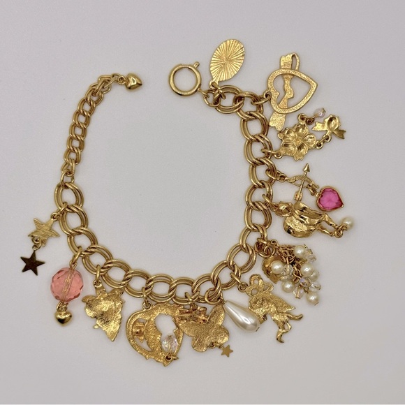 Kirks Folly Midummer Night’s Dream Cherub and Fairy Charm Bracelet - Picture 8 of 8